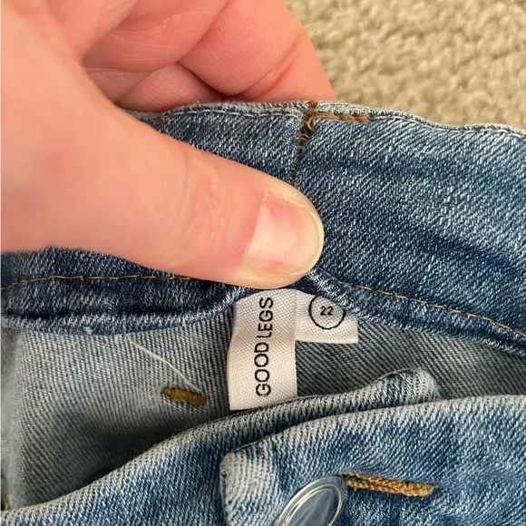 {Good American} Good Legs Women's Lace Side Skinny Jeans - Picture 5 of 11